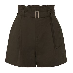 🪡 Club Monaco Brown Darcee Linen Shorts, Sz 0